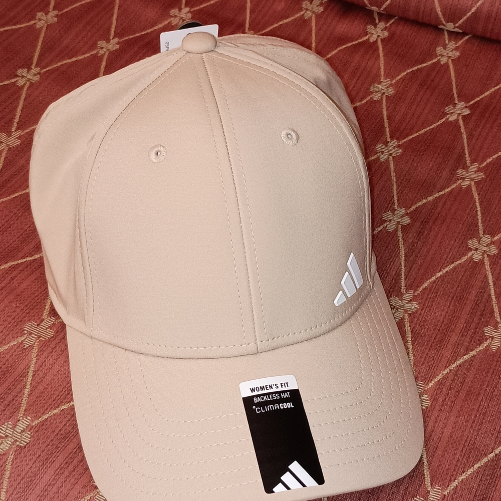 Adidas Women's Backless Beige Baseball Cap